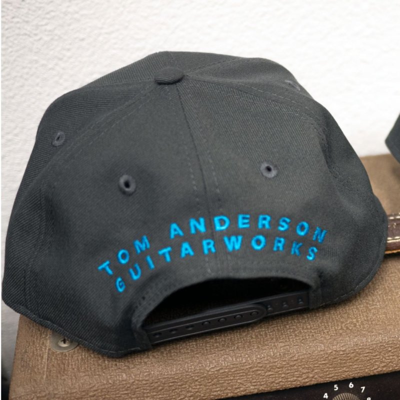 画像2: Tom Anderson / New Era 9Fifty Logo Hat, Graphite (Bora Blue Logo) (2)