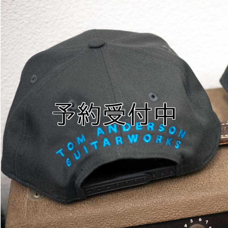 画像2: Tom Anderson / New Era 9Fifty Logo Hat, Graphite (Bora Blue Logo) (2)