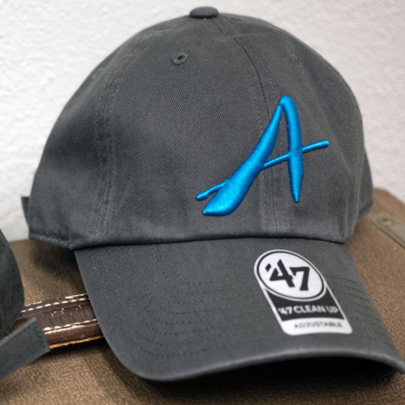 画像1: Tom Anderson / '47 Classic MVP Logo Hat, Graphite (Bora Blue Logo) (1)