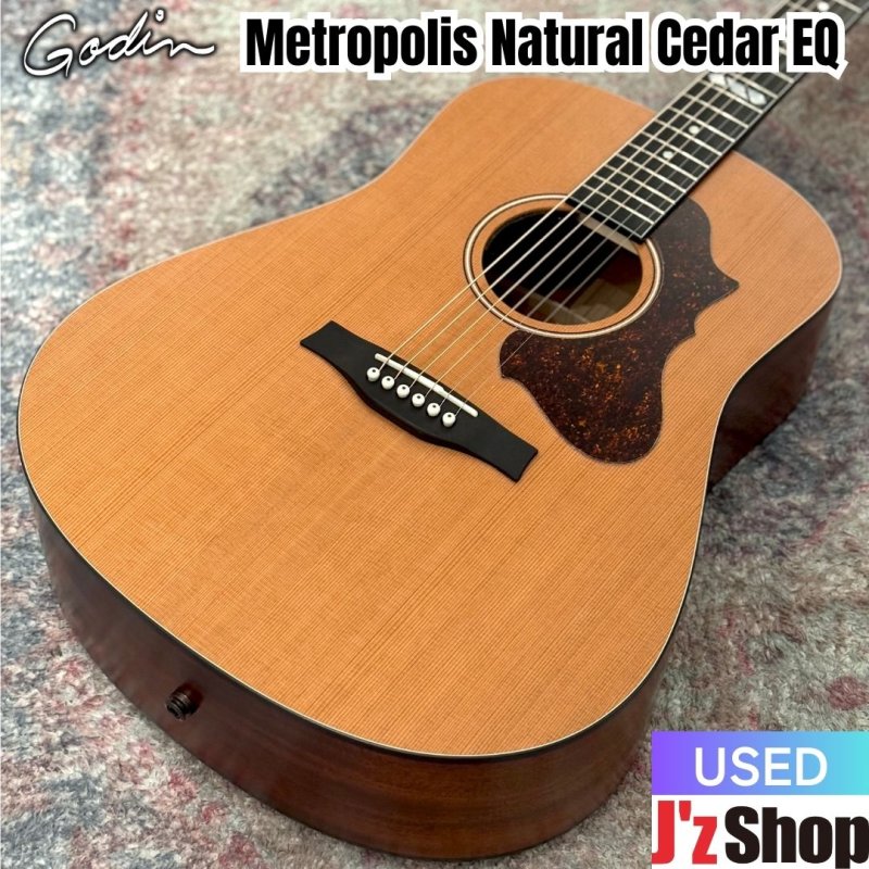 画像1:  【USED】  Godin / Metropolis Natural Cedar EQ    (1)