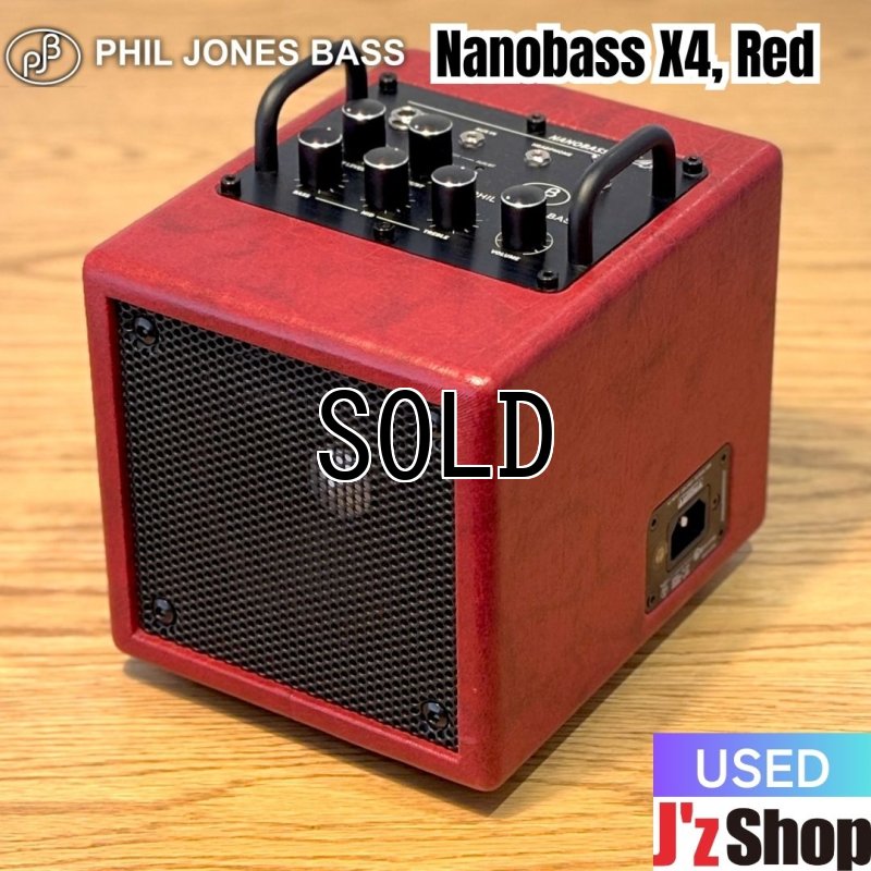 画像1:  【USED】  PJB / nanobass X4, Red   (1)