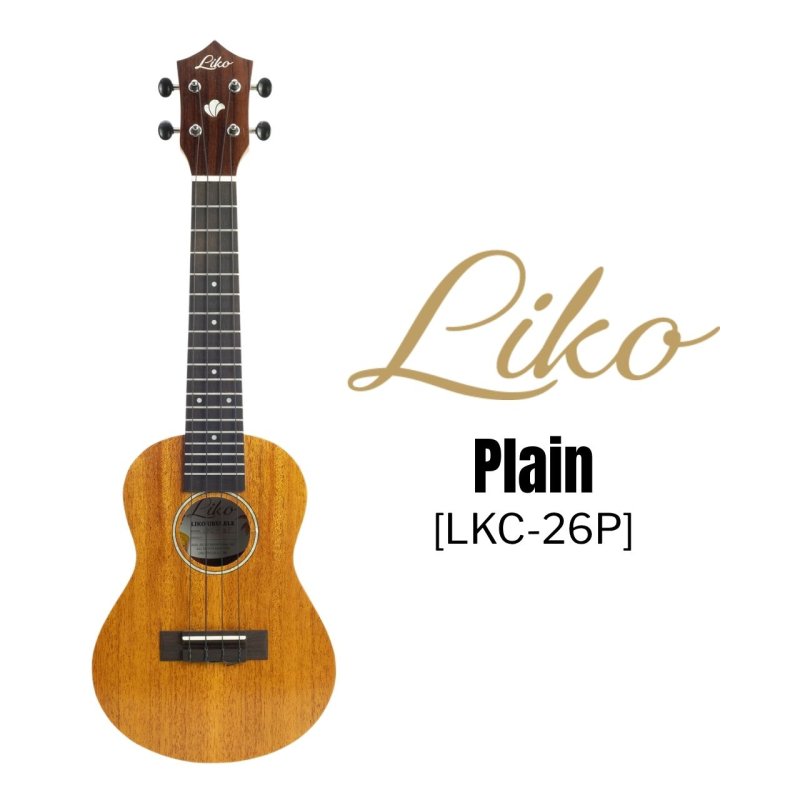 画像1: Liko ukulele / Plain LKC-26P   (1)