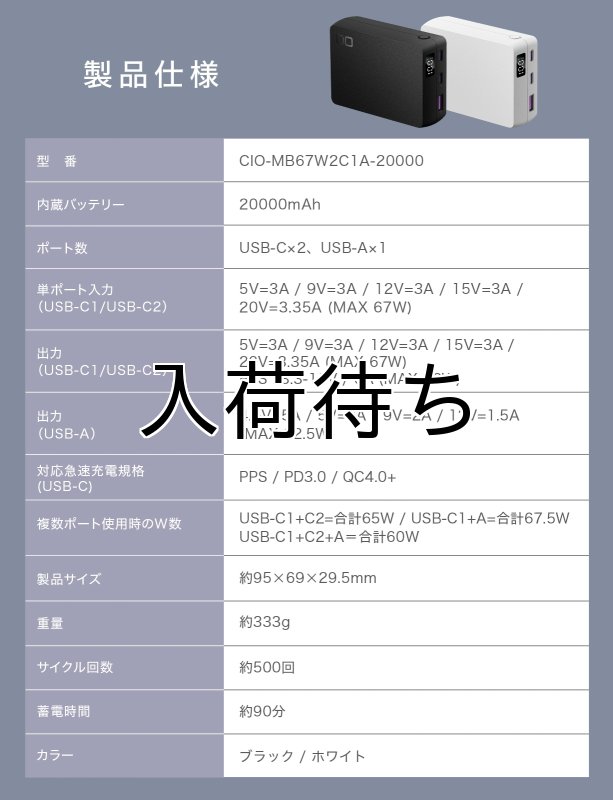 画像12: CIO / SMARTCOBY TRIO 67W   (12)